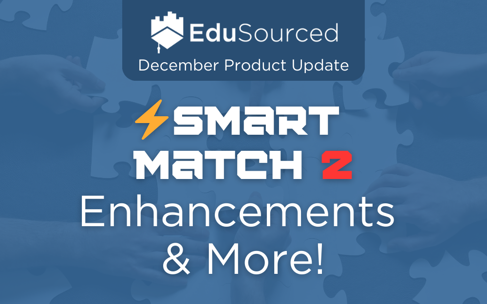 EduSourced December Product Update